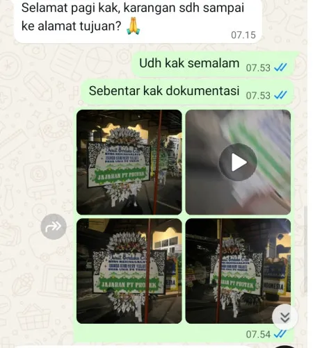 Pengiriman Papan Bunga Selamat Tlogorejo Tegowanu