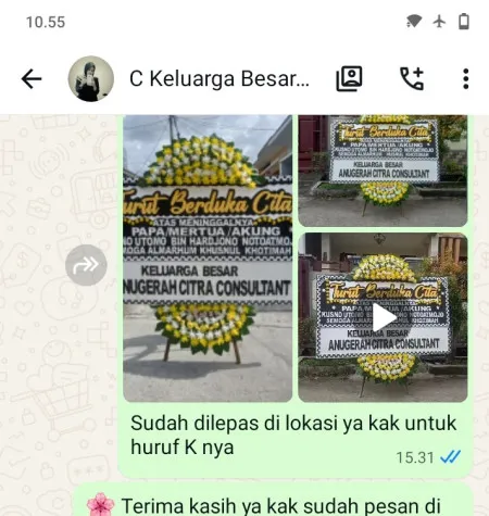 Pengiriman Papan Bunga Duka Tlogorejo Tegowanu