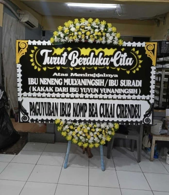 Papan Bunga di Tlogorejo Tegowanu